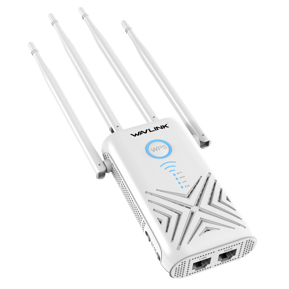 Repetidor Wi-Fi* de doble banda 2,4 GHz y 5 GHz (B/G/N/